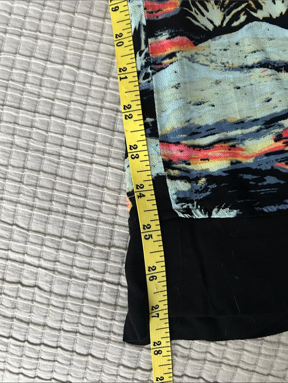 Free People Women’s Black Tropical Print Wide-Leg Pants